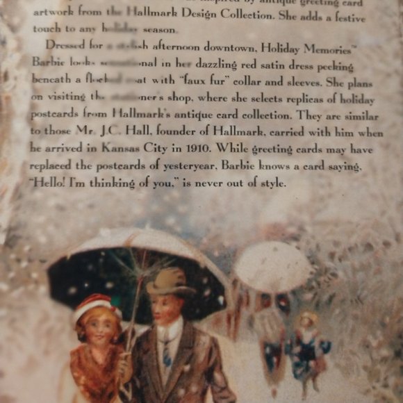 Special Edition Holiday Memories Barbie Doll 1995 - Picture 11 of 11